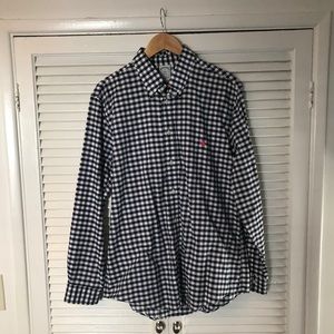 Brooks Brothers blue and white check shirt